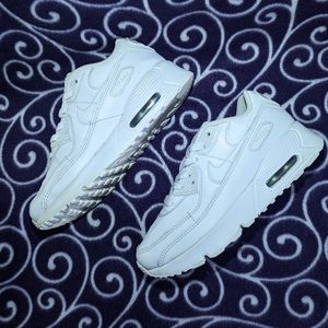 Air Max 90. All White. Size 3Y